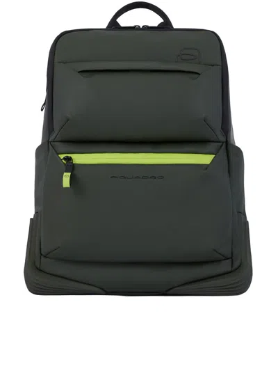 Piquadro Backpack For Computer And Ipad Pro 12.9" Bags In Green