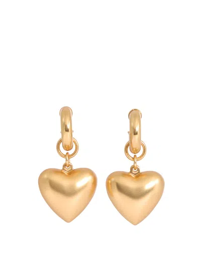 Roxanne Assoulin Women's Heart And Soul Puffy Earrings Gold