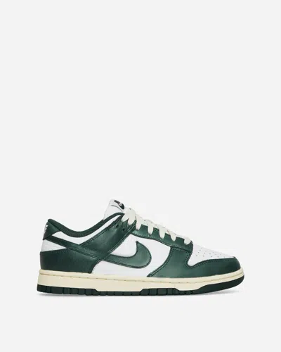 Nike Wmns Dunk Low Sneakers White / Pro Green In Multicolor