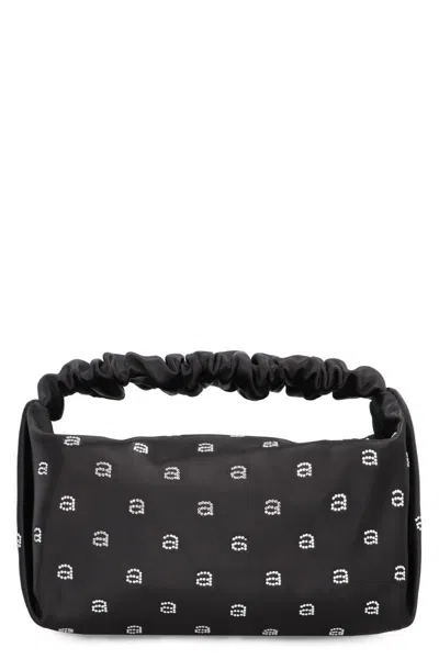 Alexander Wang Scrunchie Mini Handbag In Black