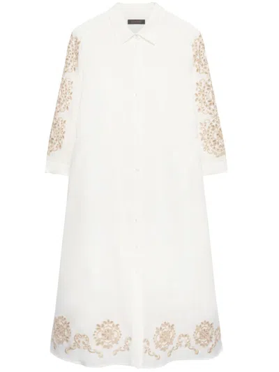 Elena Miro' Dress Clothing In White