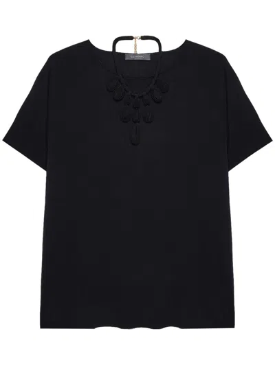 Elena Miro' Shirts Clothing In Black