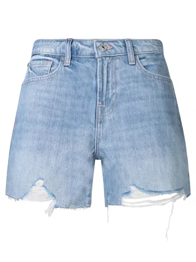 7 For All Mankind Shorts In Blue