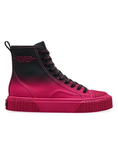 Marc Jacobs Women's The High-top Ombré Canvas Sneakers In Multicolor