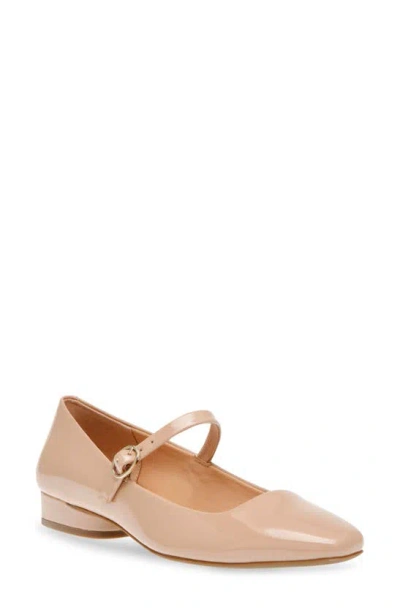 Anne Klein Women's Calgary Mary Janes Square Toe Flats In Nude