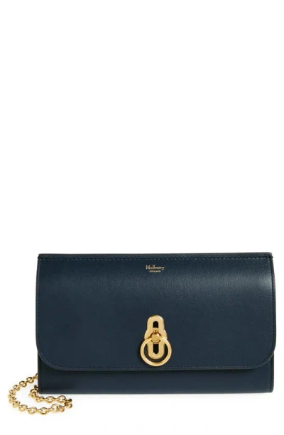 Mulberry Amberley Clutch Bag In Blue