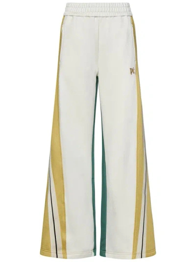 Palm Angels Colour-block Track Pants In White