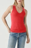 Michael Stars Blanche Ribbed Tank In Toffee