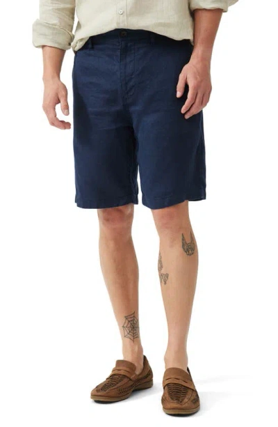 Rodd & Gunn Men's Westlock Easy-fit Linen Shorts In Ink