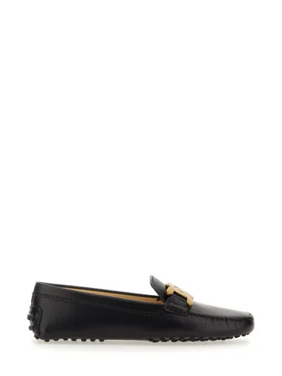 Tod's Leather Gommino Loafer In Black