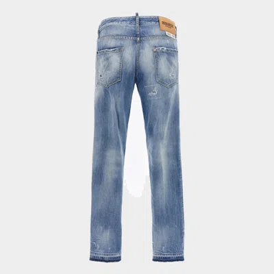 Dsquared2 Light Blue Cotton Jeans