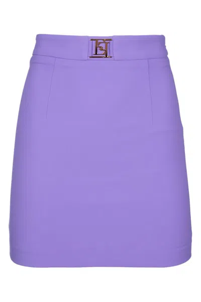 Elisabetta Franchi Skirts In Iris