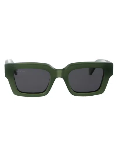 Off-white Sunglasses In 5507 Sage Green