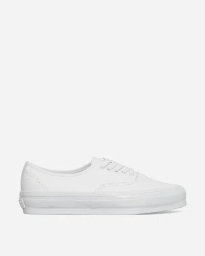 Vans Premium Authentic 44 Leather Sneakers In White
