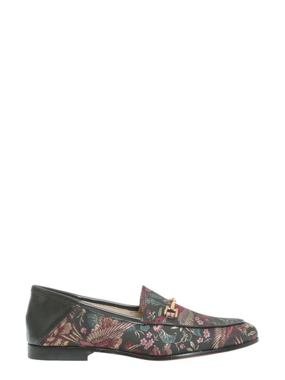 Sam Edelman Loraine Loafers In Jacqurd Fabric In Black