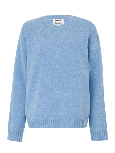 Acne Studios Light Blue Wool Sweatshirt