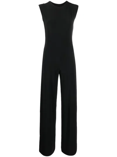 Norma Kamali Sleeveless Jumpsuit In Black