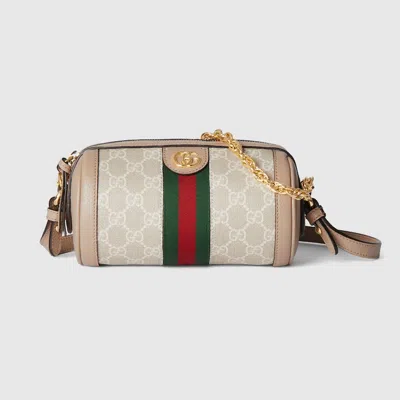 Gucci Ophidia Mini Shoulder Bag In Neutral