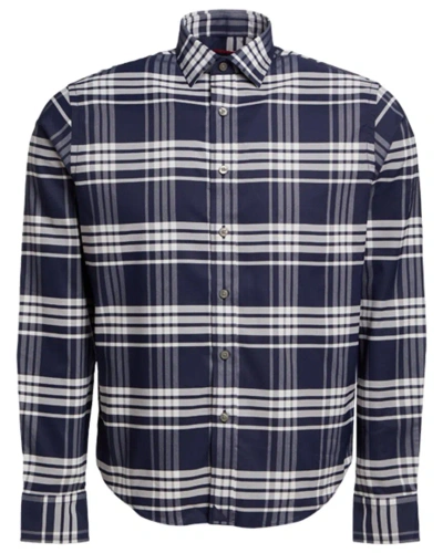 Untuckit Wrinkle-free Performance Delucca Shirt In Blue