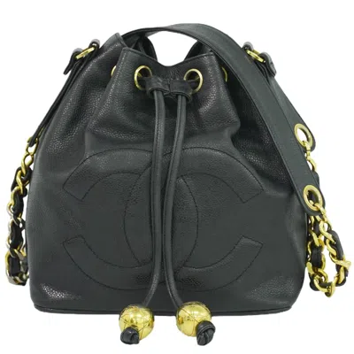 Pre-owned Chanel Black Leather Shoulder Bag ()