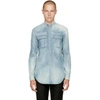 Balmain Bleached Regular-fit Denim Shirt
