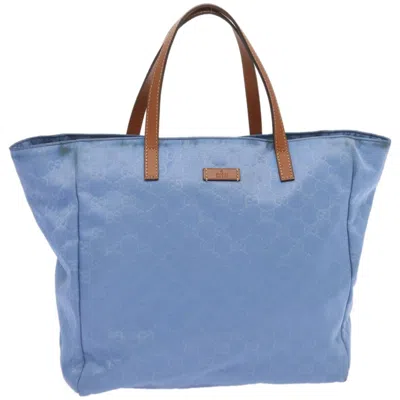 Gucci Soho Blue Canvas Tote Bag ()