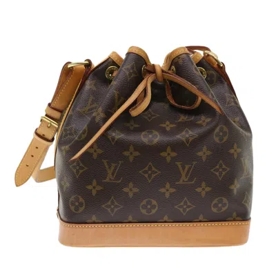 Pre-owned Louis Vuitton Petit Noé Brown Canvas Shoulder Bag ()