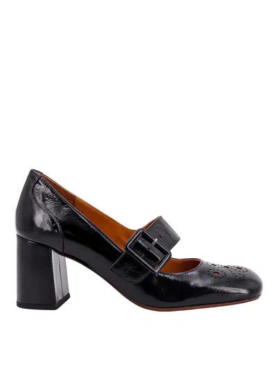 Chie Mihara Paypau Patent Leather Pumps In Black