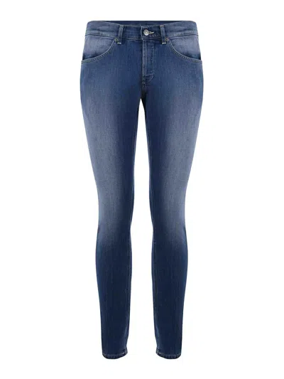 Dondup Jeans  George In Denim Stretch Disponibile Store Scafati