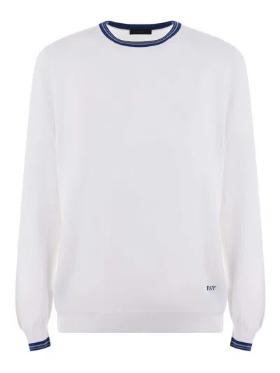 Fay Sweater In White