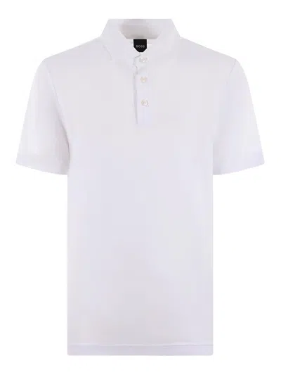 Hugo Boss Boss Polo Shirt In White