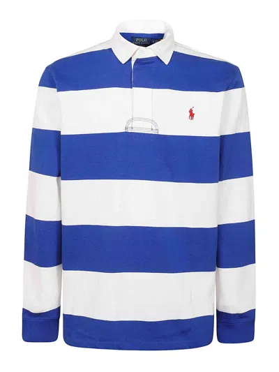 Polo Ralph Lauren Classic Fit Rugby Polo Shirt In Dark Blue