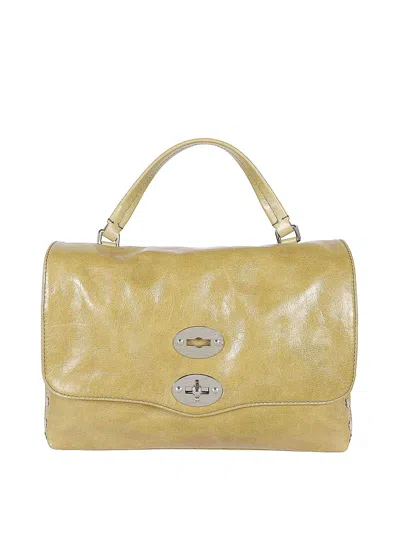 Zanellato Postina S Leather Handbag In Green