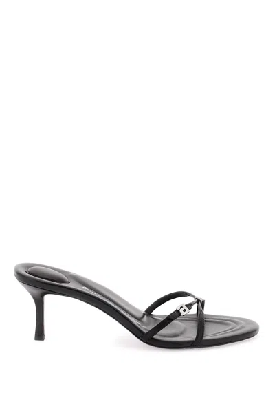 Alexander Wang 'lucienne' Leather Mules In Black