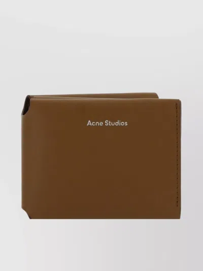 Acne Studios Wallet In Camel Brown
