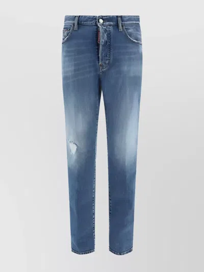 Dsquared2 642 Jeans In Navy Blue