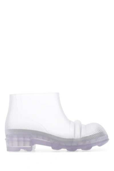 Loewe Man Transparent Rubber Ankle Boots In White