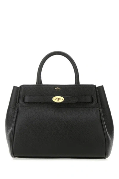 Mulberry Woman Black Leather Small Bayswater Handbag