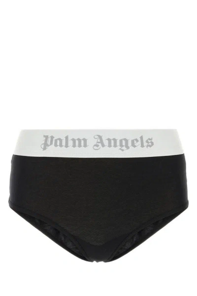 Palm Angels Black Stretch Cotton Brief
