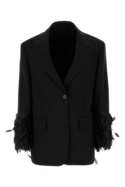 Prada Woman Black Wool Blazer