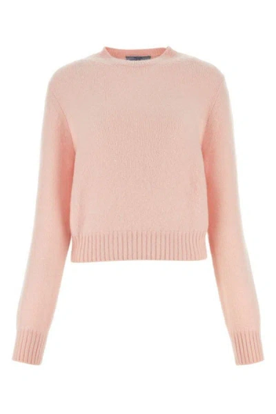 Prada Woman Pink Cashmere Sweater