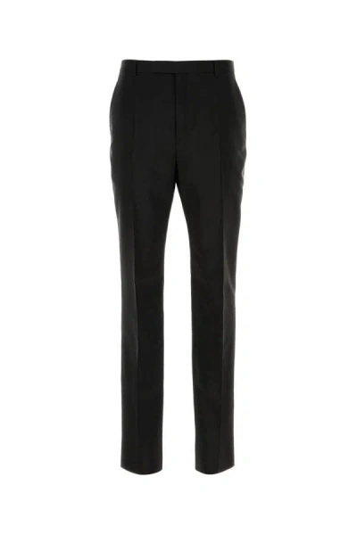 Saint Laurent Pantalone-52 Nd  Male In Black