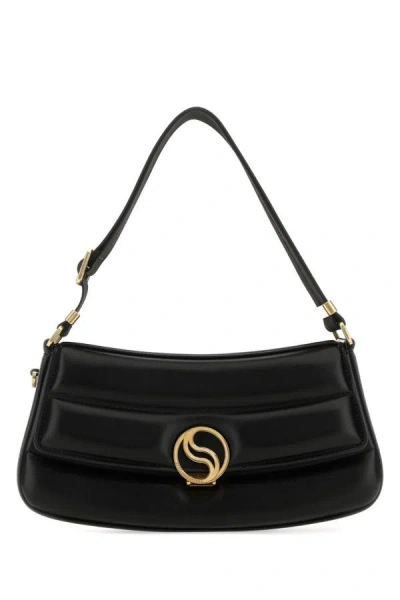 Stella Mccartney Black Alter Mat Shoulder Bag