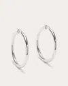 Ramy Brook Natalie Hoop Earrings In Silver