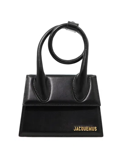 Jacquemus 'le Chiquito Noeud' Handbag In 黑色的