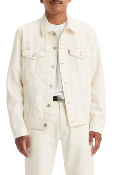 Levi's Denim Trucker Jacket In White