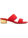 FERRAGAMO flower heel sandals,67103612324529