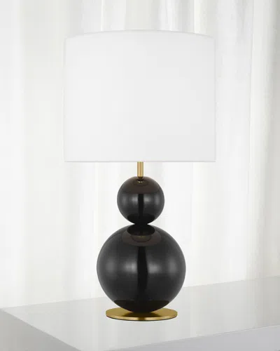 Visual Comfort Studio Suki Medium Table Lamp By Kate Spade New York In Gloss Black