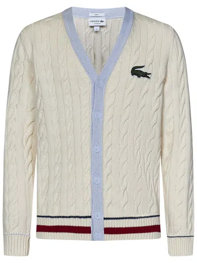 Lacoste Cardigan  In White