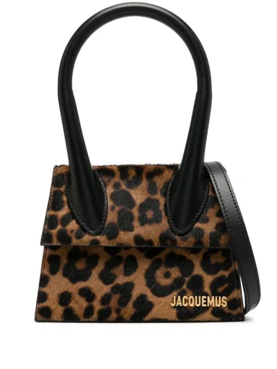 Jacquemus Le Chiquito Moyen Bag In Brown